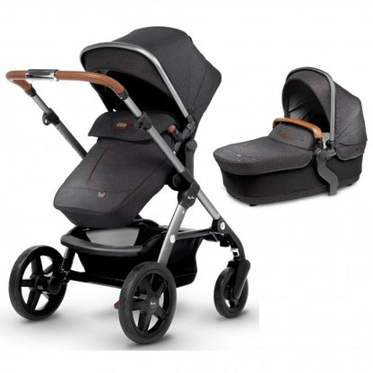 Silver Cross Wave 2 in 1 Double Pram & Pushchair – Granite