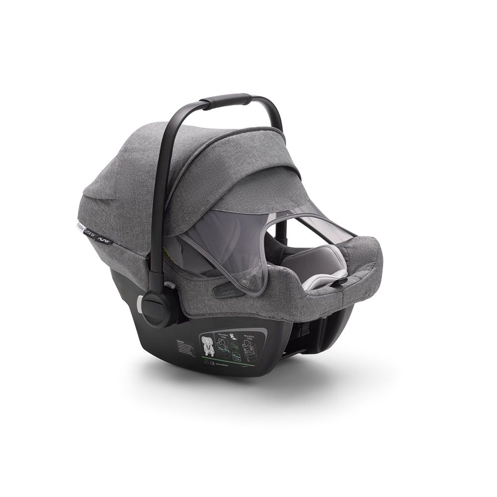 Bugaboo Turtle Air Infant I-Size Car Seat Grey Melange & Base