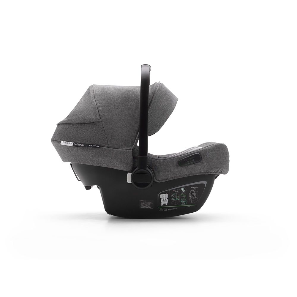 Bugaboo Turtle Air Infant I-Size Car Seat Grey Melange & Base