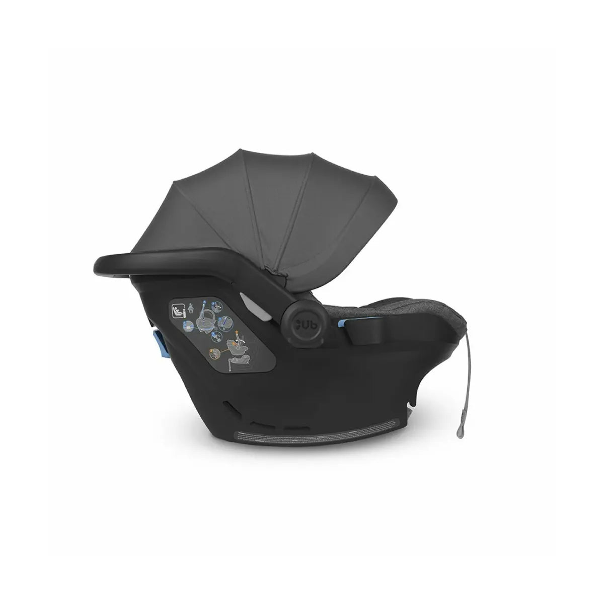 UPPAbaby Mesa i-Size Car Seat + Isofix Base – Jordan/Greyson (Charcoal Melange)
