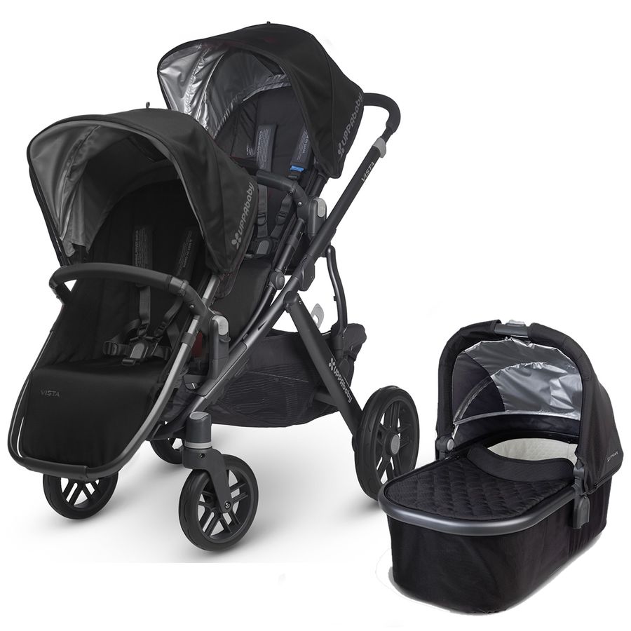 2017 Uppababy Vista Double Pushchair with Carrycot - Jake