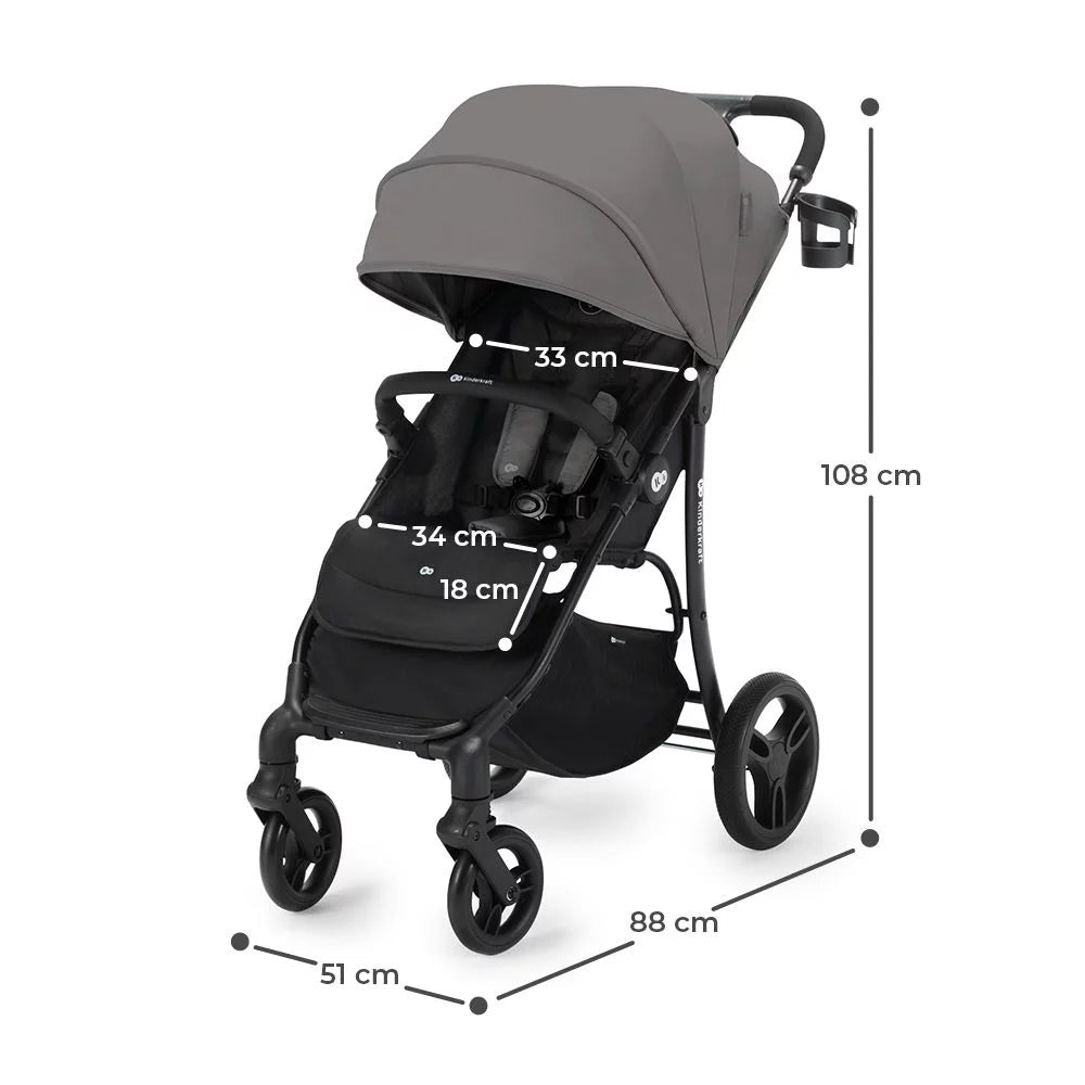 Kinderkraft Askoy Buggy - Charcoal
