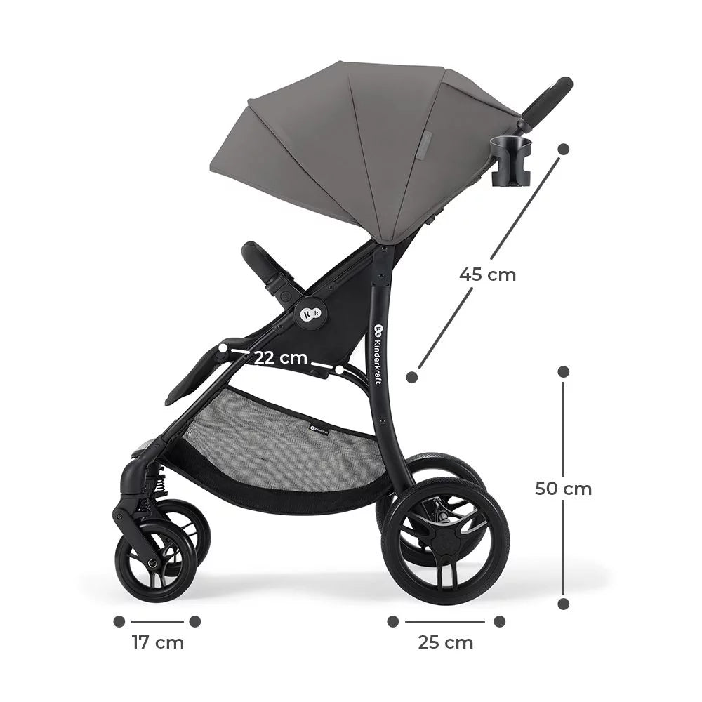 Kinderkraft Askoy Buggy - Charcoal